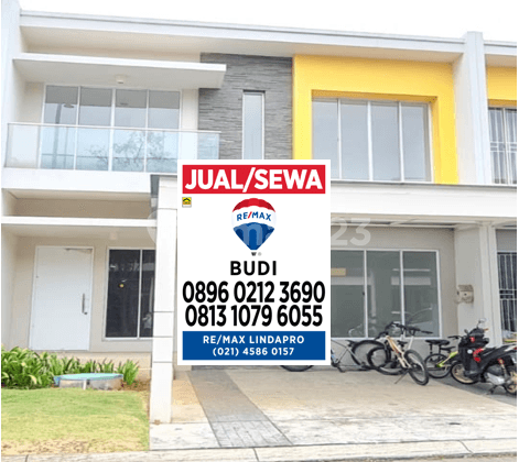 Disewakan Atau Dijual 5,95 M Rumah Cluster Eropa Sedayu City Lebar 8