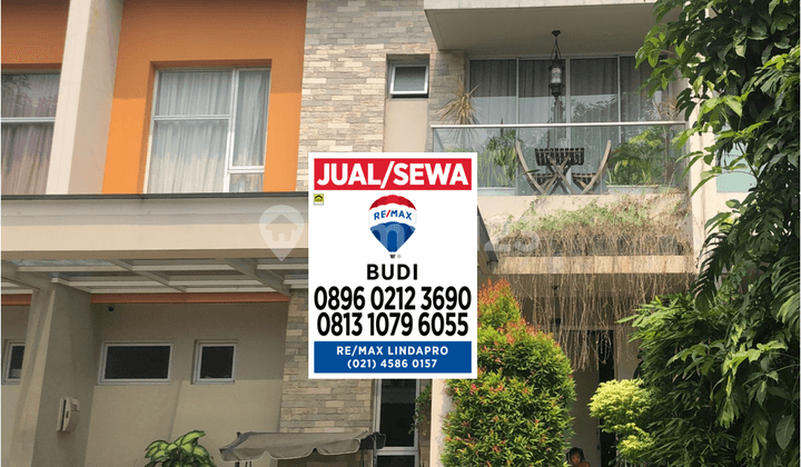 Disewakan Atau Dijual 5,5 M Rumah Sedayu City Kelapa Gading 2 Tk 8 X 12,5 Furnish