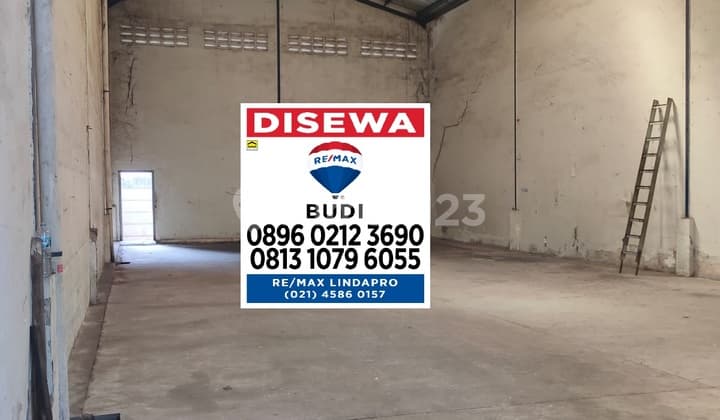 Disewakan Gudang Marunda Center Tarumajaya Bekasi Lt 10 X 30 Lb 10 X 24