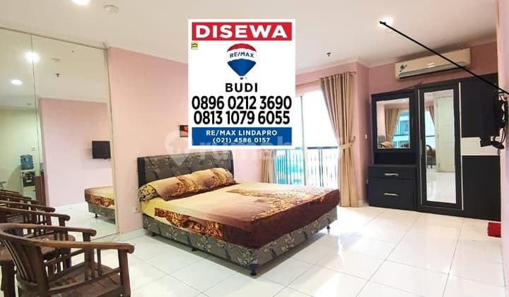 Disewakan Apartemen Moi Kelapa Gading Santa Monica Bay Furnish Studio Lb 37 M2 Lantai 16