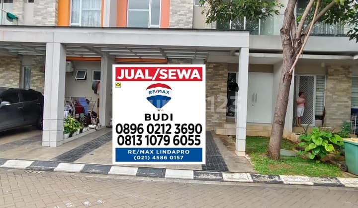 Disewakan Rumah Sedayu City Kelapa Gading Cluster Eropa 2tk 8 X 12,5 3+1 Kt Semi Furnish