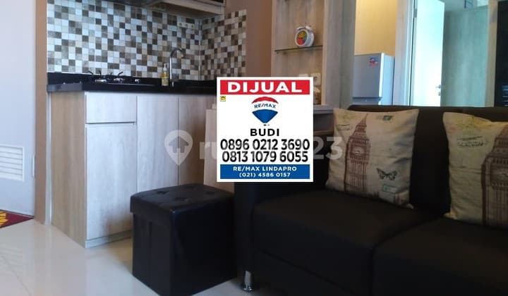 Dijual Apartemen Green Pramuka Tower Orchird Lb 28 M2 2+1 Kt Lt 17 Nempel Mall Cempaka Putih