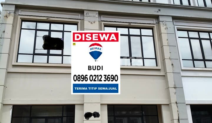 Disewakan Ruko Sedayu City Kelapa Gading 2 Muka Gandeng Badan-Hook 4 Tk 4,5 X 18 Boleh Satuan Habis Dicat Ulang