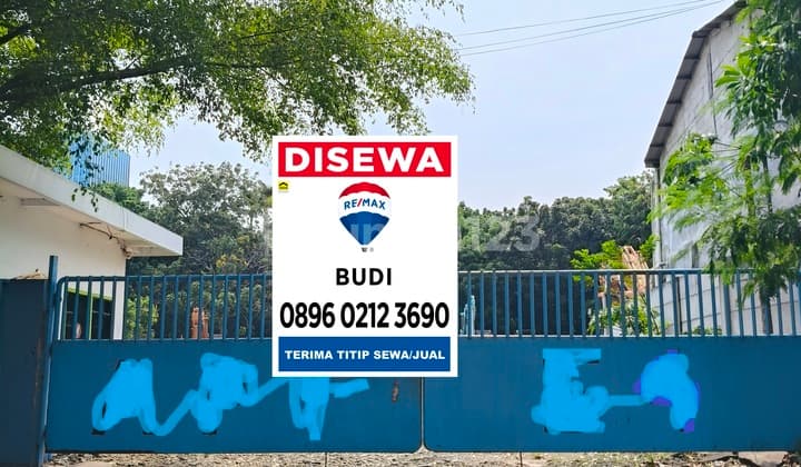 Disewakan tanah lahan kavling kelapa gading LT 2000 m2 cocok untuk parkir-pool-Car Wash akses kontainer hanya 12.500 per m2