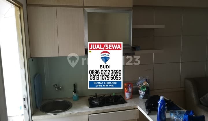 For Sale Alamanda Furnished Apartment Gading Nias Kelapa Gading 35 SQM 2 BR 22nd Floor Must Sell