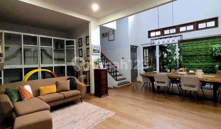 Strategic Luxury Home Semi Furnished Near Sudimara Station in Bintaro Tangsel Gb-16021