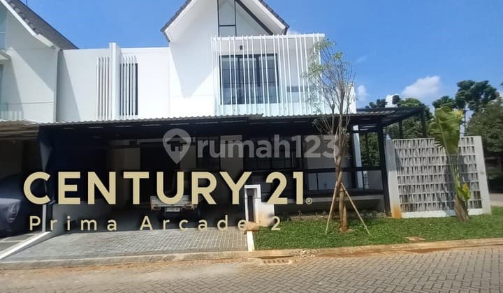 Luxurious Strategically Located Corner House with Swimming Pool in a Cluster Near Fresh Market at Discovery Bintaro, South Tangerang Ar-13145