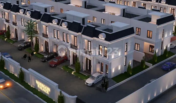 Dijual Rumah Baru 2 Lantai Kosong di Komp Nodigon Palace Sunggal