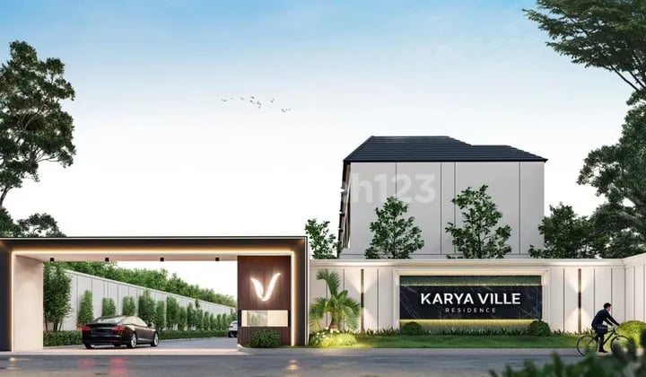 Dijual Rumah Baru 2 Lantai di Komp Karya Ville Deli Tua