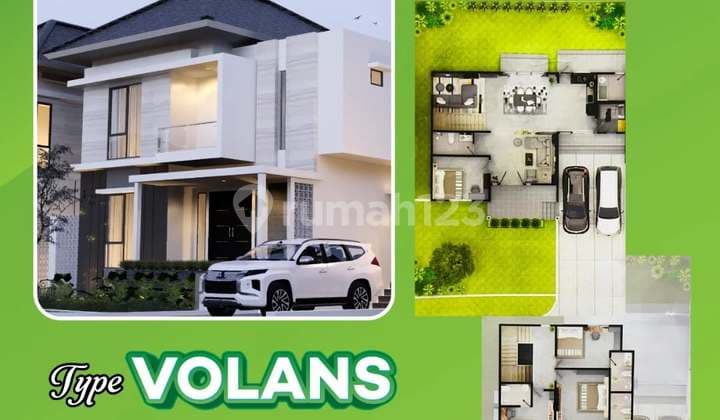 Cluster Townhouse Besar Ada 5 Kamar Tidur Fasilas Lengkap Dan Mewah