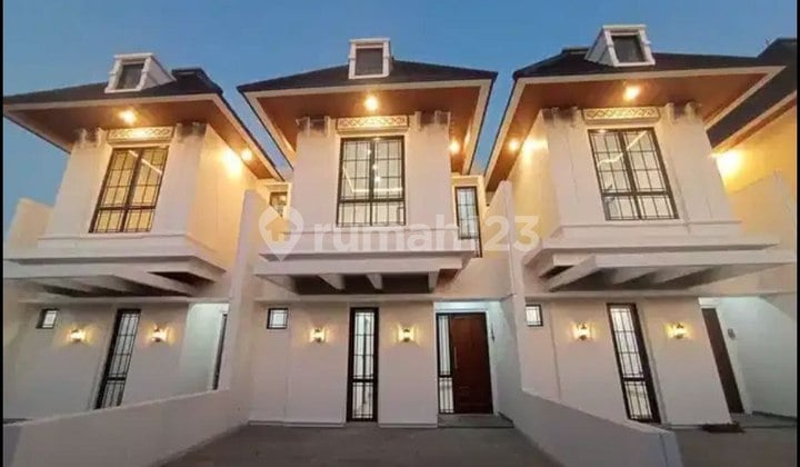 Rumah Baru 2 Lt Desain Classic Dlm Cluster Di Pondok Gede Bekasi