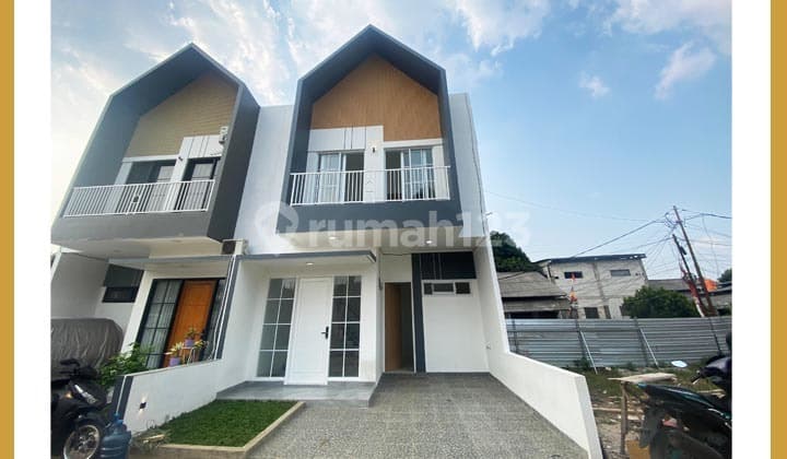 Rumah Ready Dalam Cluster, Full Bata Merah, Selangkah Lrt Jatibening