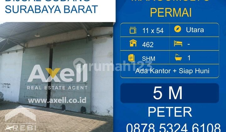 Gudang Margomulyo Permai Dijual