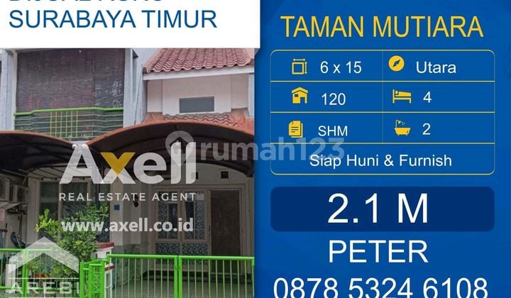 Rumah Pakuwon City Taman Mutiara Dijual