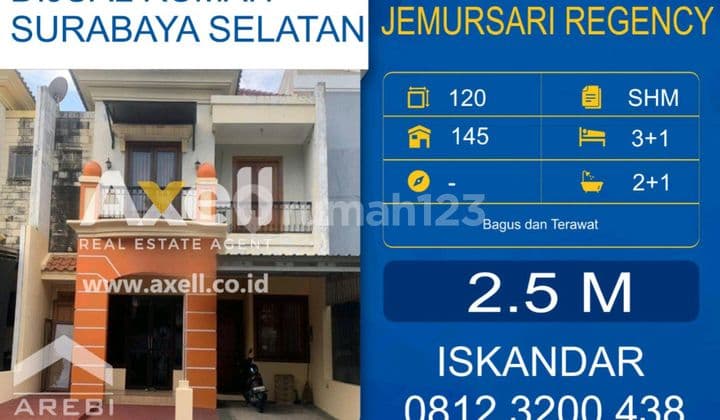 Jemursari Regency House For Sale