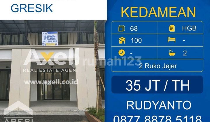Citraland Kedamean Gresik Shop House for Rent