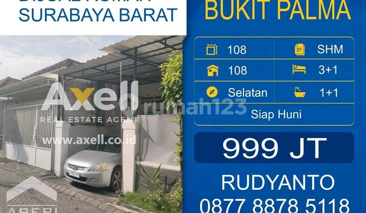Rumah Citraland Bukit Palma Dijual Rumah Citraland Bukit Palma Dijual
