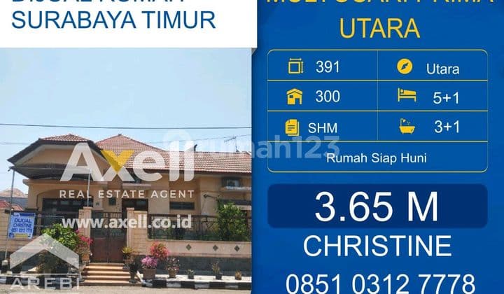 Rumah Mulyosari Pima Utara Dijual