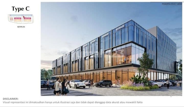 Gedung Komersial Lokasi Elite Navapark Business Suites Bsd City