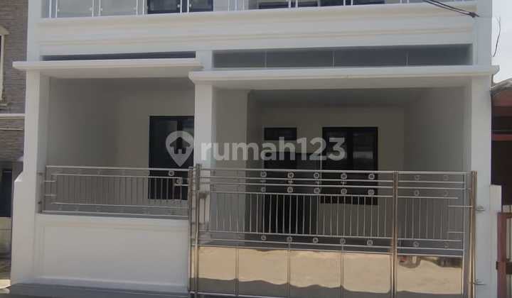 Rumah 2lt di Harapan Indah dengan Desain Modern Dekat Sekolah & Fasilitas Umum