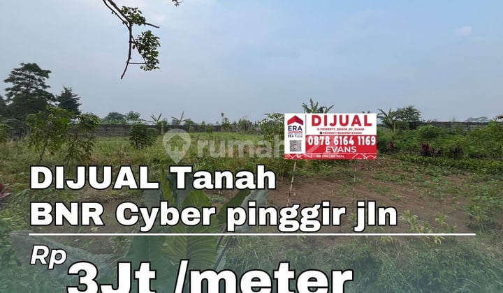 Murah Dijual Tanah Pinggir Jalan di Bnr