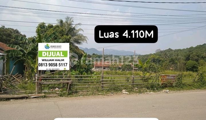 Sale Tanah Pinggir Jalan Raya Jasinga -bogor