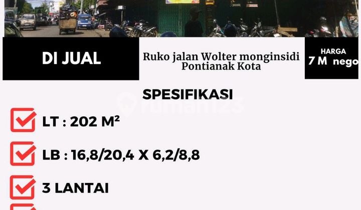 shop house wolter mongosidi street pontianak city shop house wolter mongosidi street pontianak city