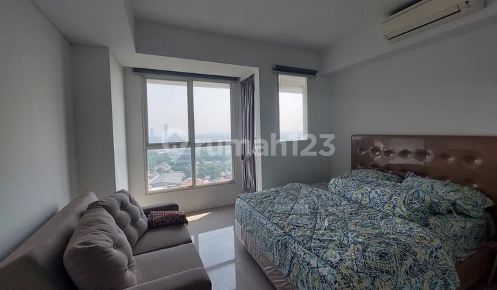 Dijual Apartemen Studio Silk Town Alexandria Tower Semi Furnished