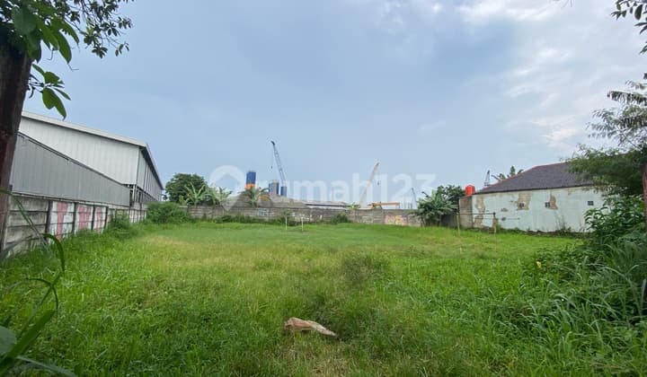 Dijual Tanah Industri Cirarab, Legok, Tangerang, 1516M2, Rp 2,5Jt/M2, Hook, Akses Truk