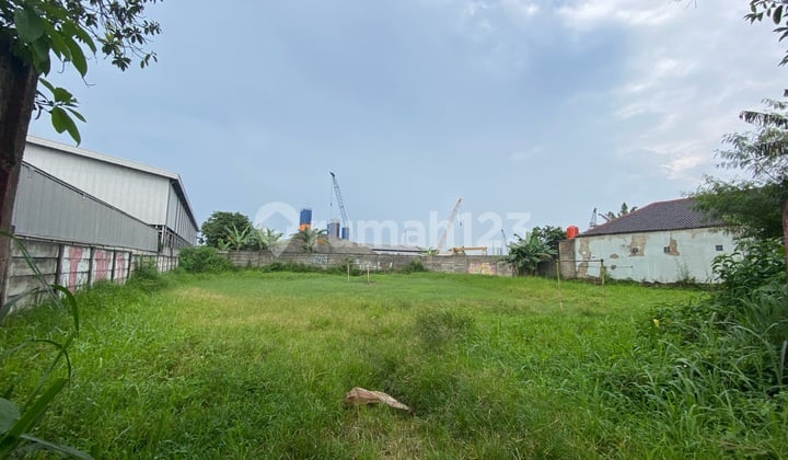 Dijual Tanah Industri Cirarab, Legok, Tangerang, 1516M2, Rp 2,5Jt/M2, Hook, Akses Truk