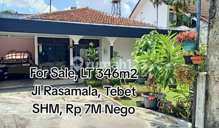 Rumah Tebet Strategis Tengah Kota Di Bawah Harga Pasar. Jual Cepat.