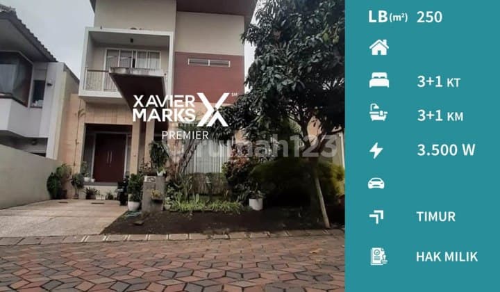 Dijual Rumah Luas Kawasan Elit di Ijen Nirwana Klojen Malang