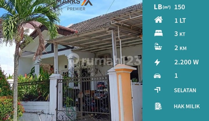 Dijual Rumah Dekat Fasilitas Umum di Pbi Araya Blimbing Malang