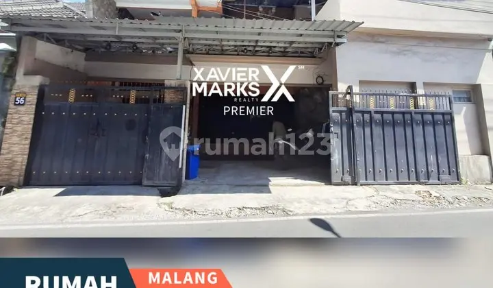 Dijual Rumah Banyak Kamar Dekat Pasar di Mergan Sukun Malang