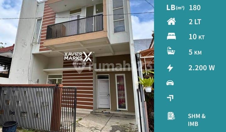 Rumah Kos 2 LT Dekat Banyak Kampus di Merjosari Lowokwaru Malang
