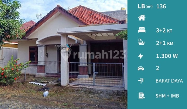 Rumah Blok Depan di Pbi Araya Blimbing Malang Semi Furnish