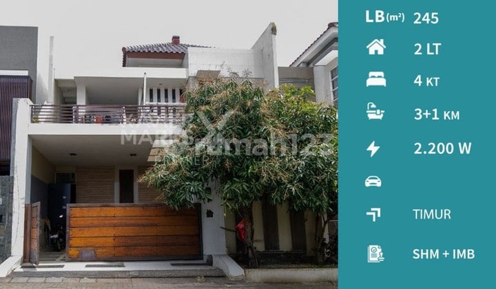 Dijual Cepat Rumah Mewah di Villa Puncak Tidar Malang Dekat Elpico