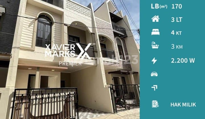 3-Story House Near UB and Suhat in Ikan Ikan Lowokwaru Malang