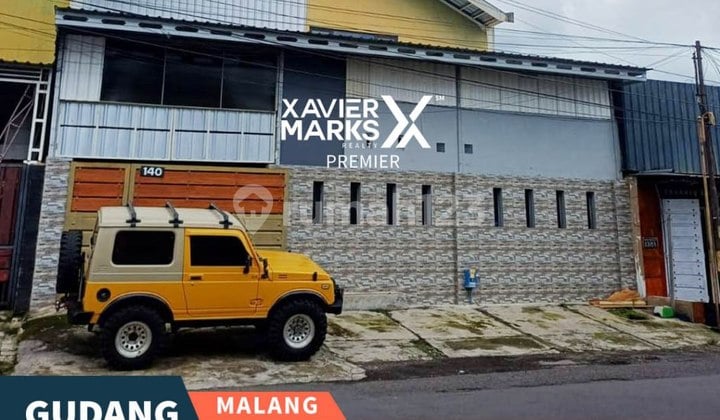 Warehouse for Sale by the Main Road in Danau Maninjau, Sawojajar, Malang