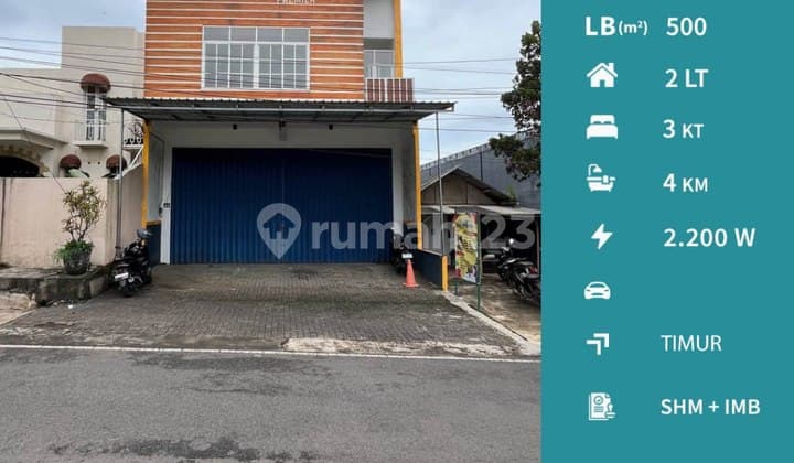 Dijual Gudang Luas Dekat Tol di Jalan Utamakedungkandang Malang