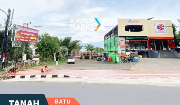 Dijual Tanah Hook di Mainroad Kota Batu Akses Jalan Ramai