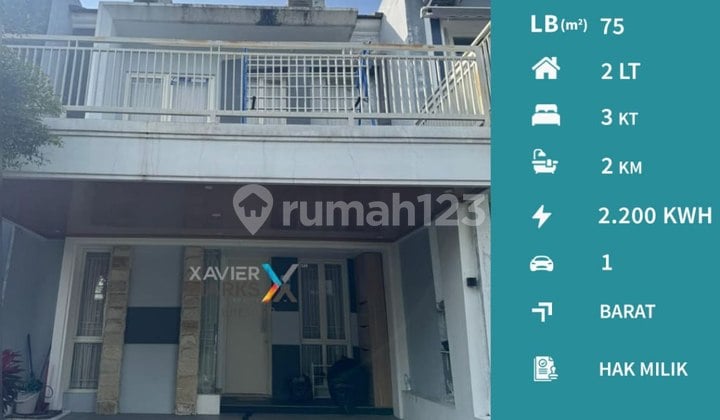 Dijual Rumah 2 LT Furnished Dekat Suhat di Green Orchid Malang