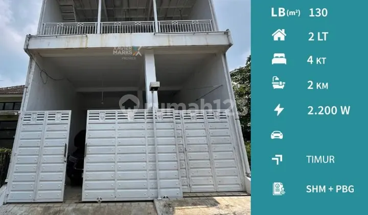 For Sale: 2-Story House Plus Rooftop Villa Bukit Tidar Merjosari Malang
