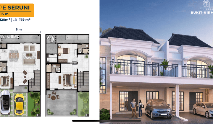 FOR SALE BUKIT NIRMALA PIK2 HOUSE 8X15 BRAND NEW