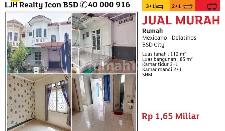 Rumah Bagus SHM di BSD Delatinos