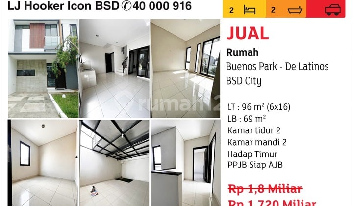 Rumah Komp Bueones Delatinos di Bsd, Tangerang Rumah Komp Bueones Delatinos di Bsd, Tangerang