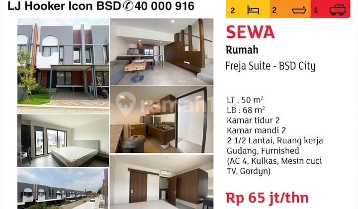 Rumah Baru Di Freja BSD Furnished