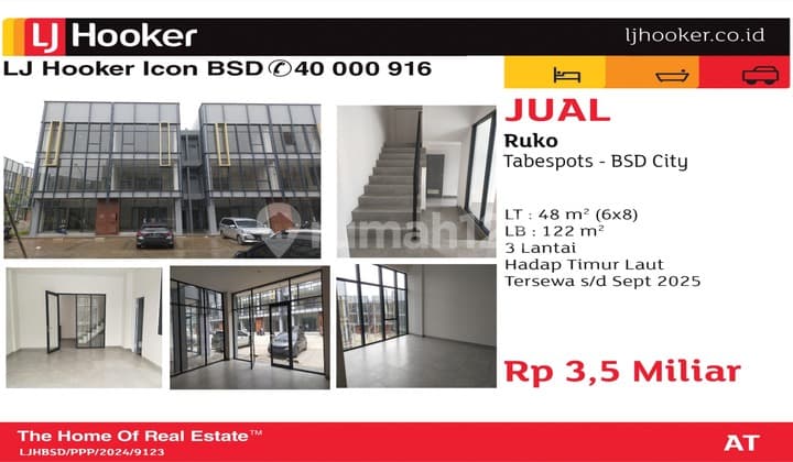Ruko Tabespot Di Tabebuya BSD 3 Lantai.