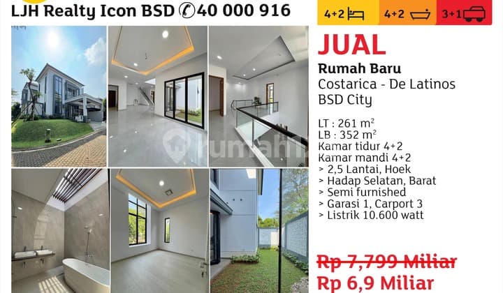 Luxury House in Delatinos BSD Hook Position