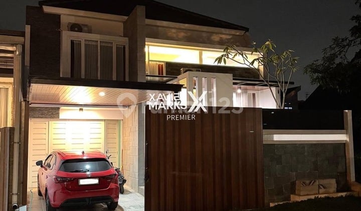 Rumah Kondisi Baru Semi Furnish Design Modern di Araya Golf